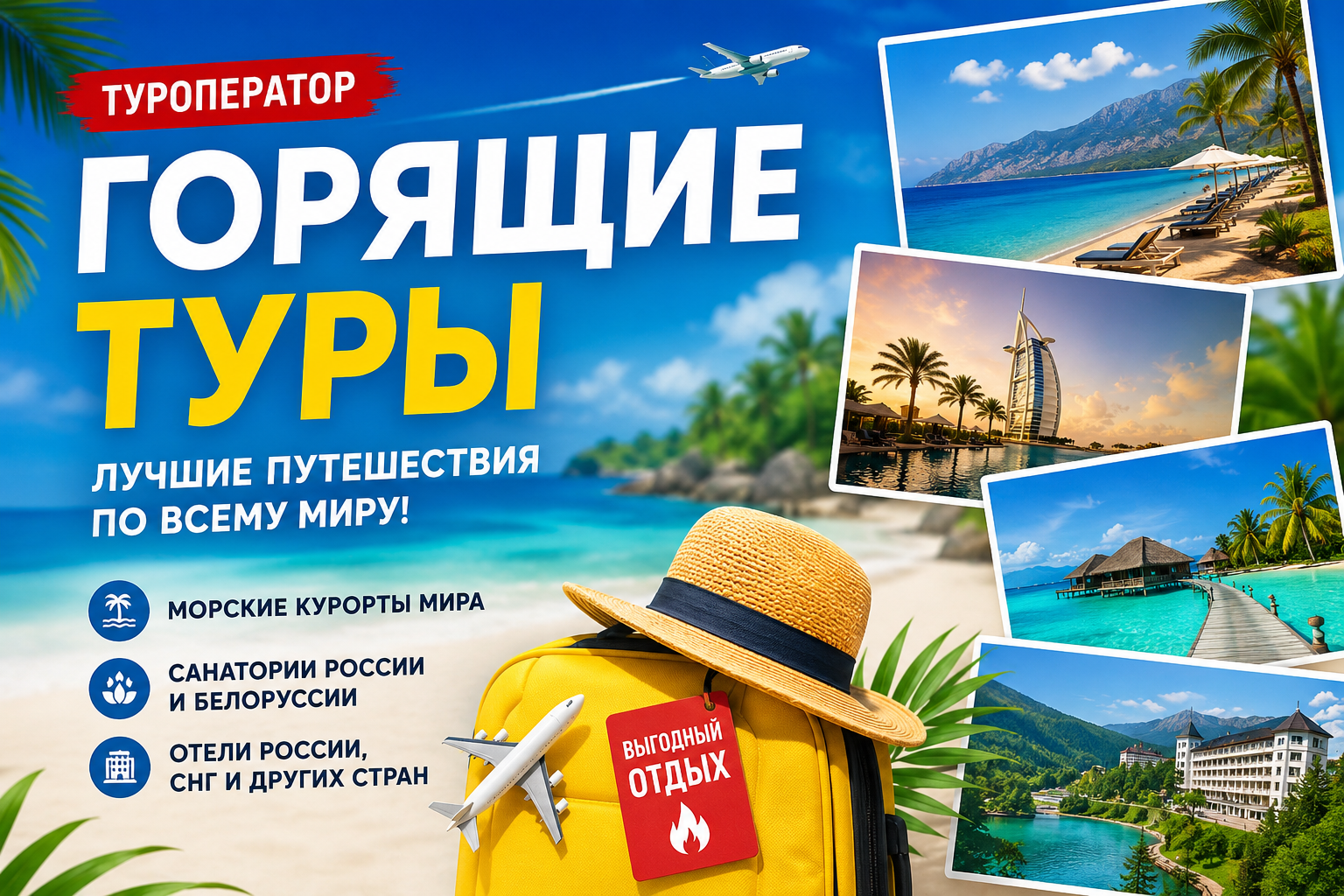 Горящие туры — лучшие путешествия от ведущих туроператоров по всему миру