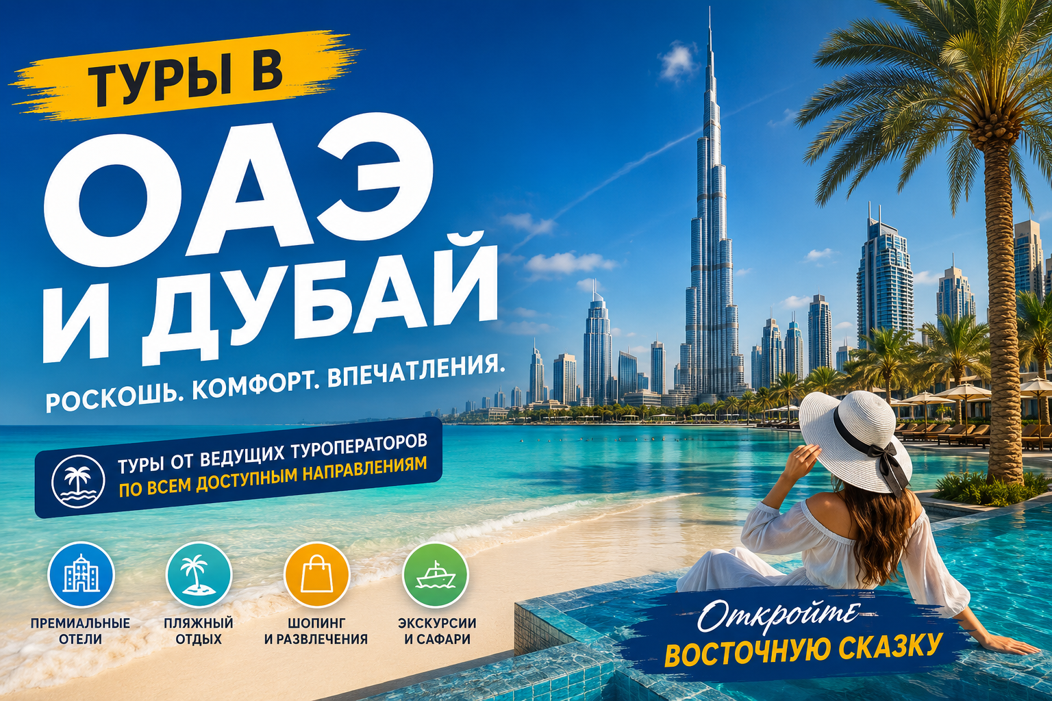 Туры в ОАЭ — отдых мечты с ведущими туроператорами